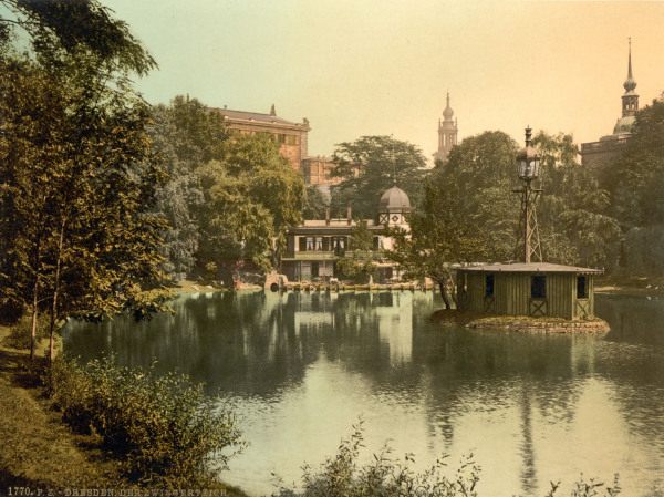 Dresden, Zwingerteich von 