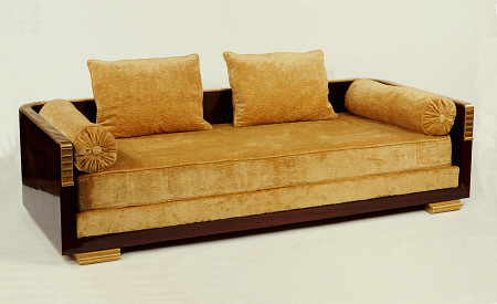 ''Ducharmebronz'', A Rosewood And Gilt Bronze Day Bed, Designed By Jacques-Emile Ruhlmann (1879-1933 von 