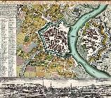 Dresden, Stadtplan um 1720