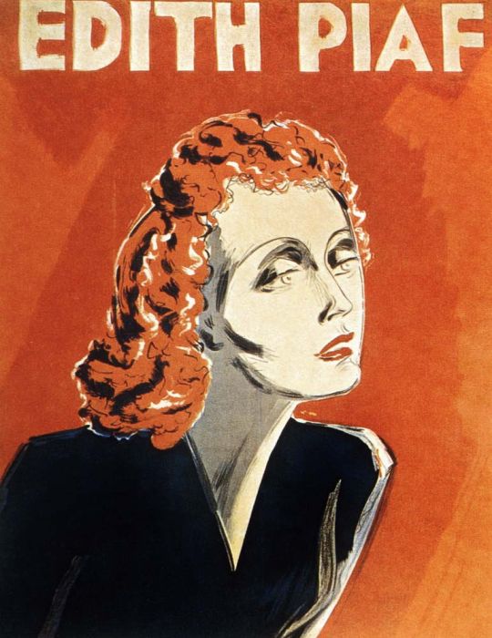 Edith Piaf French Singer, poster by Charles Kiffer von 