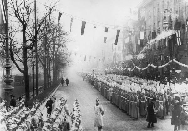 Empfang engl.Koenigspaar,Ehrenkompagnie von 