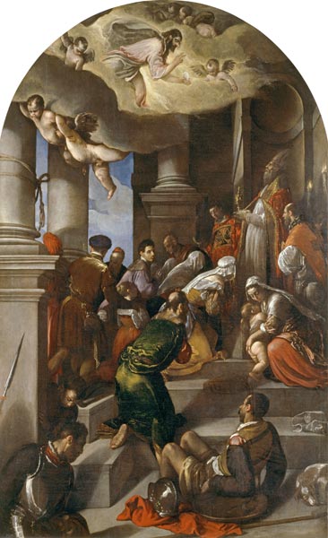 Eleutherius segnet.. / Gem.v.J.Bassano von 