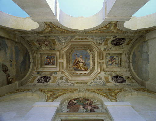 Finale di Ag., Villa Saraceno, Loggia von 