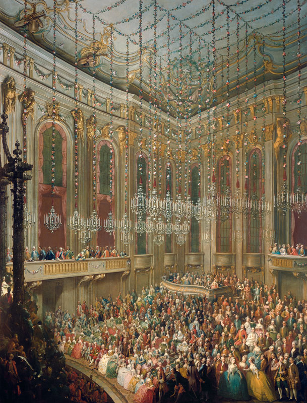 Festversammlung Hochzeit Josephs II von 