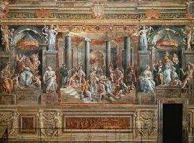 Giulio Romano, The baptism of Constant.