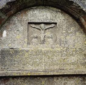 Gravestone from Killinaboy Church, from 1644