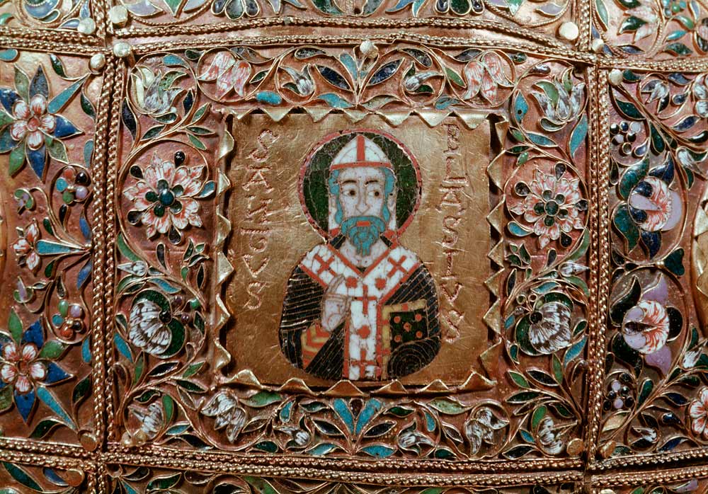 Hl.Blasius / Ausschnitt aus Reliquiar von 