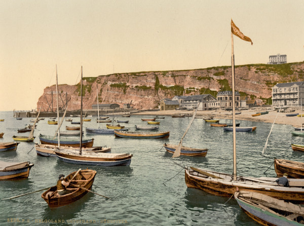 Helgoland, Oststrand u. Südspitze von 