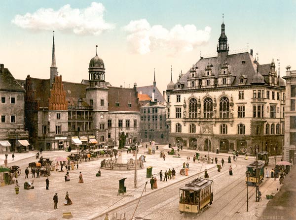 Halle, Marktplatz von 