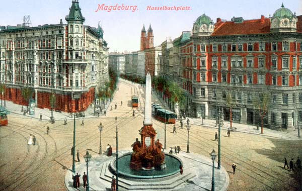 Magdeburg, Hasselbachplatz von 
