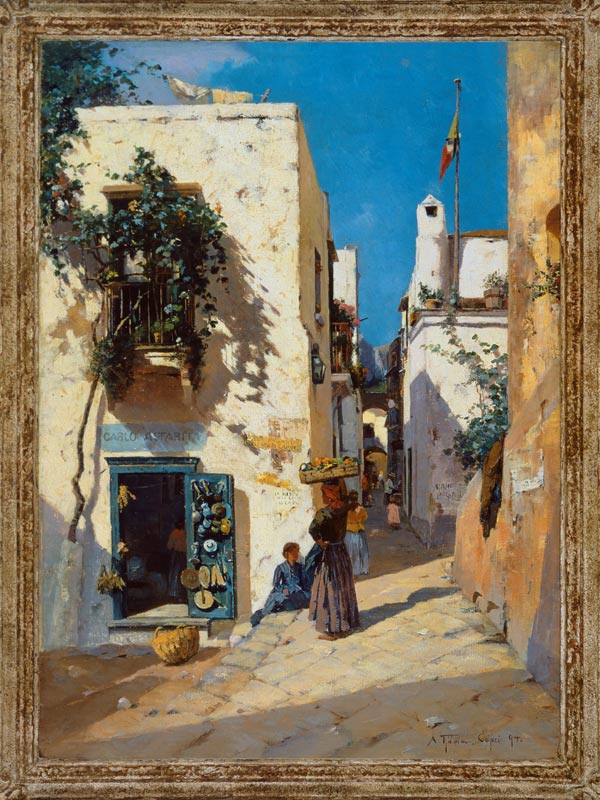 In den Gassen auf Capri von 