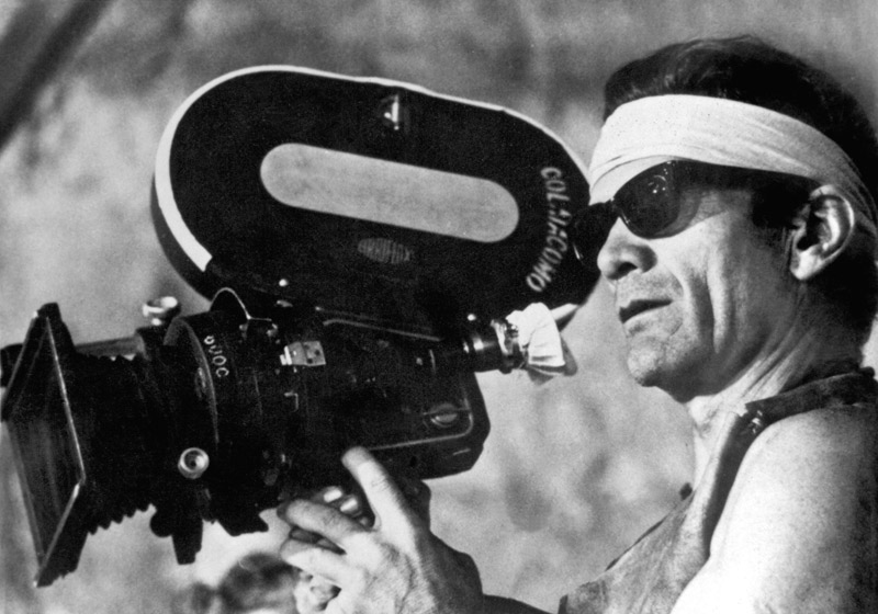 Italian director Pier Paolo Pasolini on set of film Canterbury Tales von 