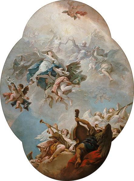 J.Marieschi, Kroenung Mariae von 