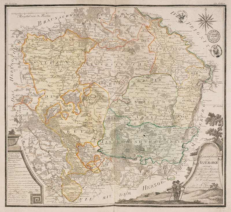 Landkarte der Altmark 1788 von 