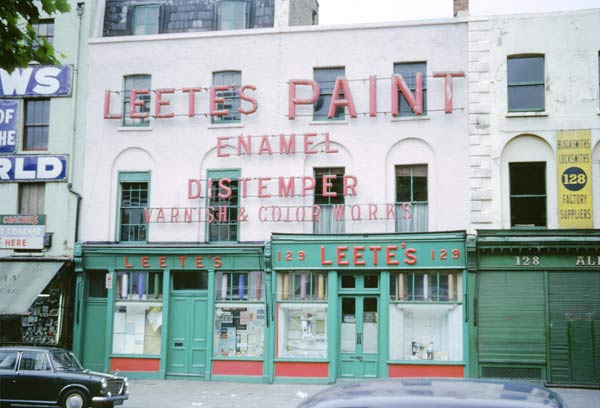 Leete''s Paint Works, Southwark, 1966 (colour photo)  von 