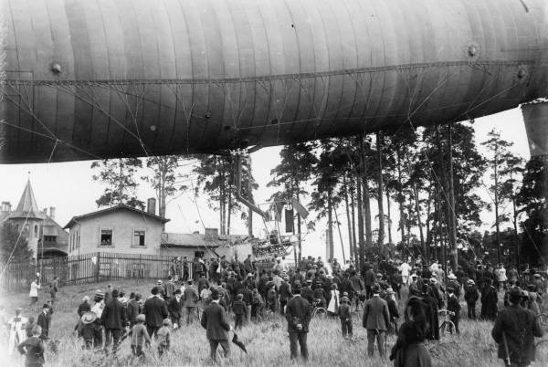 Luftschiff/ A.v.Parseval-Ballon/ 1908 von 