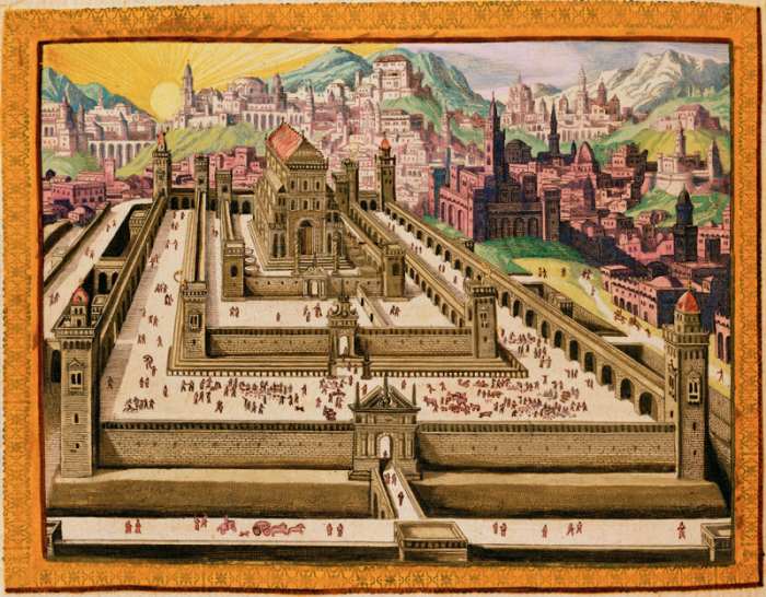 Merian, Der Tempel Salomons von 