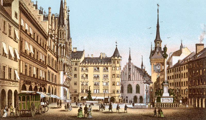 München, Marienplatz von 