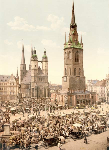 Halle, Marktplatz von 