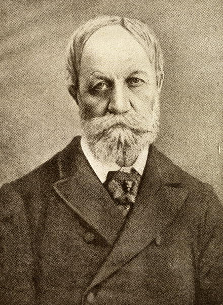 Mor Jokai (1825-1904) (b/w photo)  von 