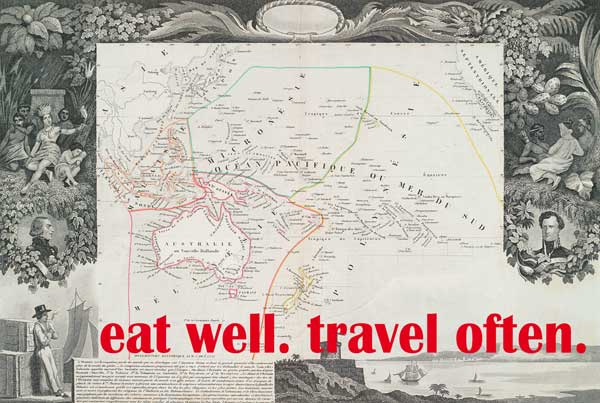 Ozeanien mit Worten von 