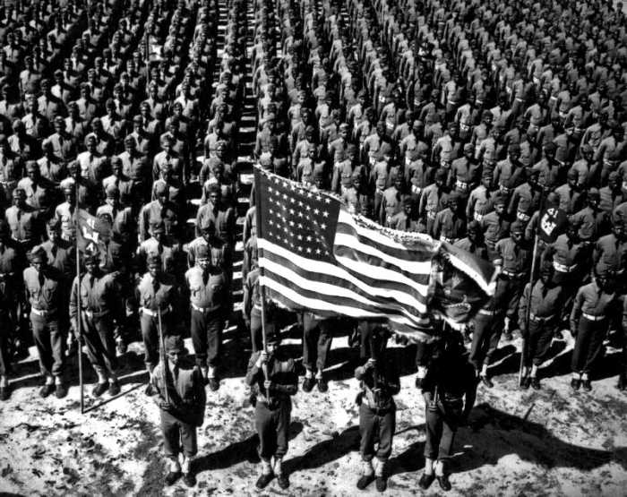 On parade, the 41st Engineers at Ft. Bragg, NC in colour guard ceremony von 