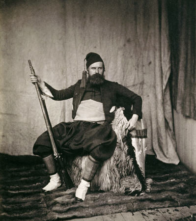 One Of A Selection Of Portraits Photographed In The Crimea Vol I-II Incidents Of Camp Life Photograp von 