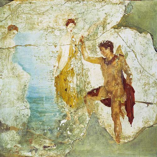 Perseus befreit Andromeda aus dem Haus der fünf Skelette von 