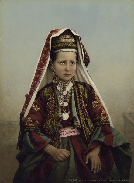 Palästina, Junge Frau aus Bethlehem von 