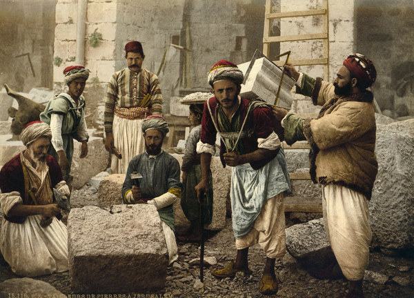 Palästina, Steinmetze von 