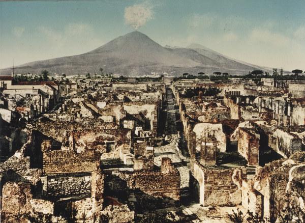 Pompeji, Blick über Ausgrabungen