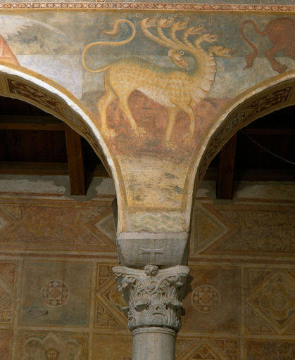 Pomposa, Klosterkirche, Kapitell von 