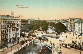 Potsdamer Brücke, Fotopostkarte um 1905