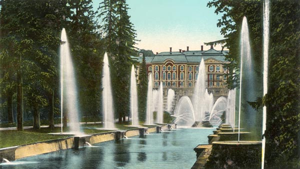 Peterhof, Schloß, Seekanal von 