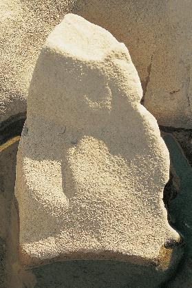 River side rock sculpture, Ghadoi