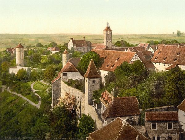 Rothenburg o.d.T., Stadtmauer von 