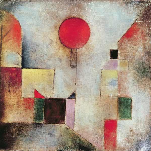 Red Balloon, 1922 (no 179) (oil on gauze on board)  von 