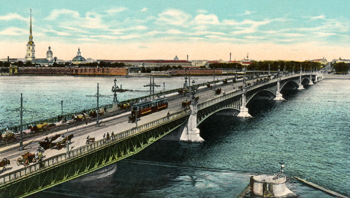 St.Petersburg, Troizkij-Brücke von 