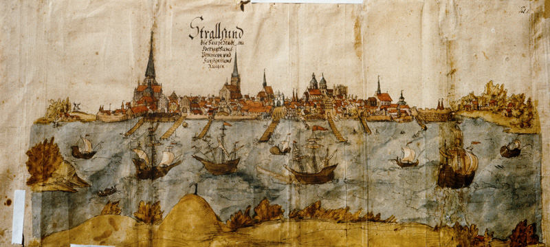 Stralsund, Stadtansicht von 