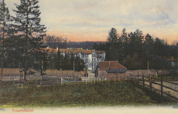 Schloß Friedrichsruh ,  Postkarte von 