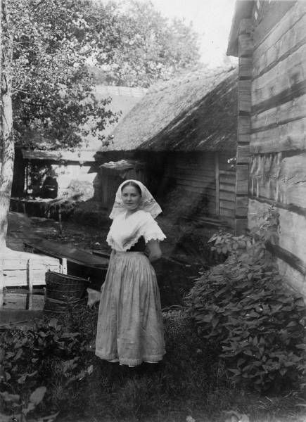 Spreewaelderin in typischer Tracht/Foto von 