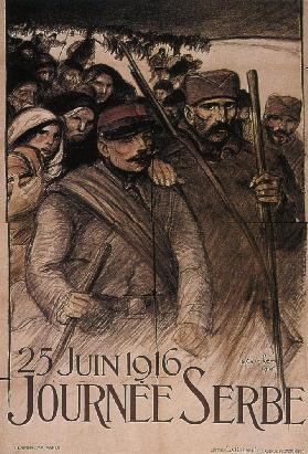 Tag für Serbien, 25. Juni 1916