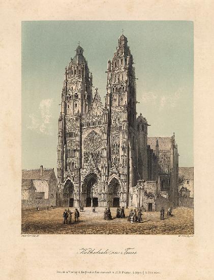 Tours, Kathedrale / French n.Asselinau