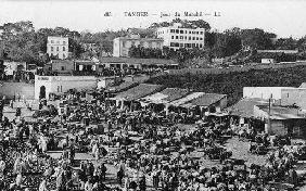Tanger, Le Grand Sokko / Foto um 1910