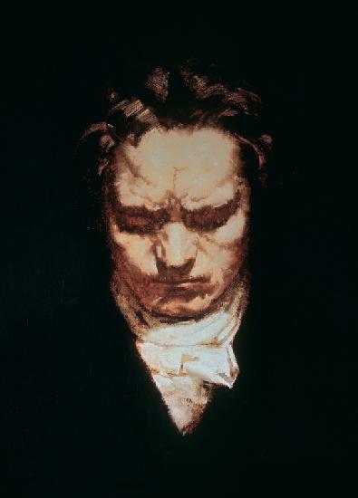 Portrait of Ludwig van Beethoven