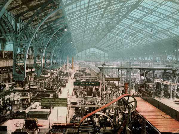 Paris, Weltausst.1889 , Maschinenhalle