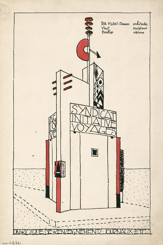 Un kiosque de renseignement Journaux von 