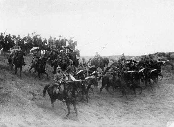 Ulanenattacke auf d.Doeberitzer Feld/1914 von 