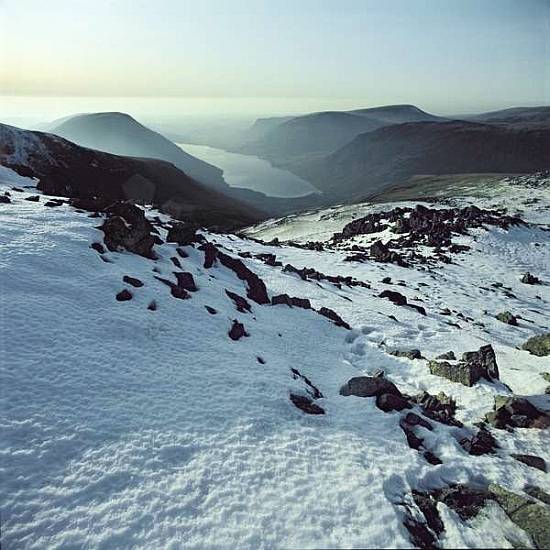 View of Wastwater from Scafell Pike von 