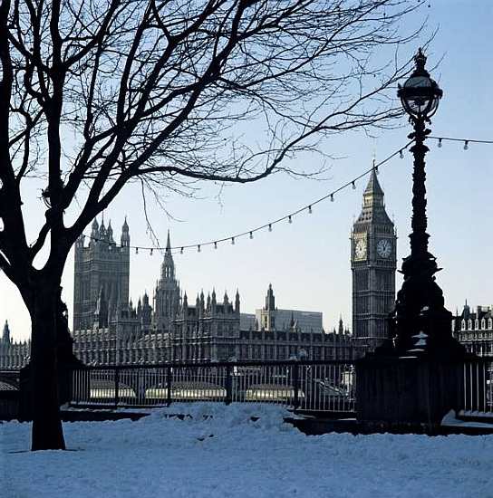 View of Westminster, from the South bank von 